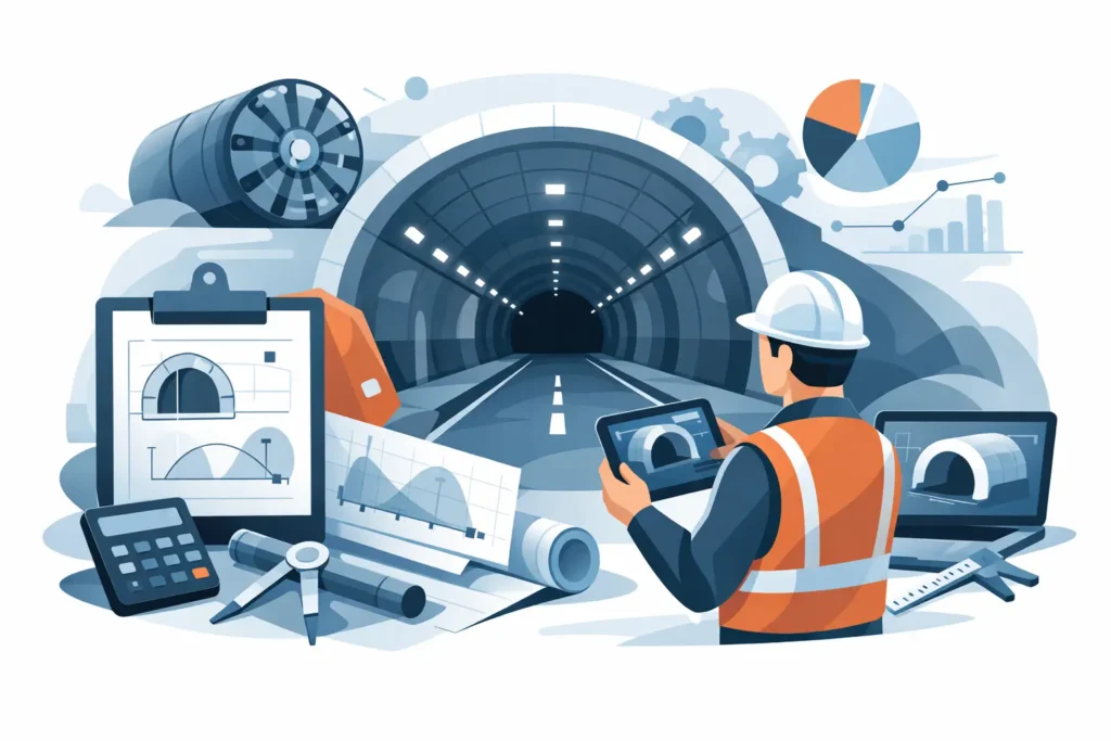 A Guide to Tunnel Engineering Calculations