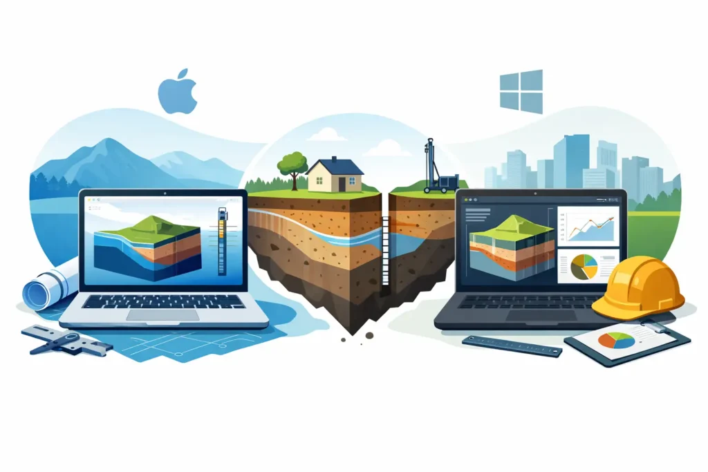 Mac vs Windows Geotechnical Software