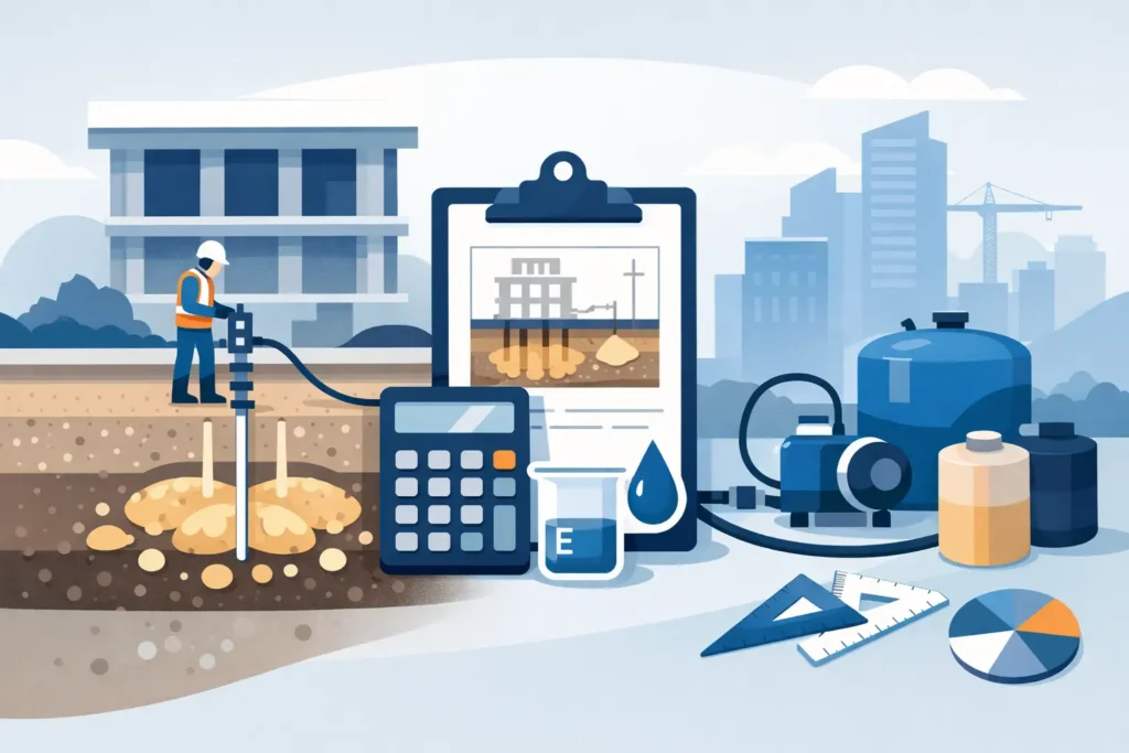How to Calculate Grout Take for Ground Treatment