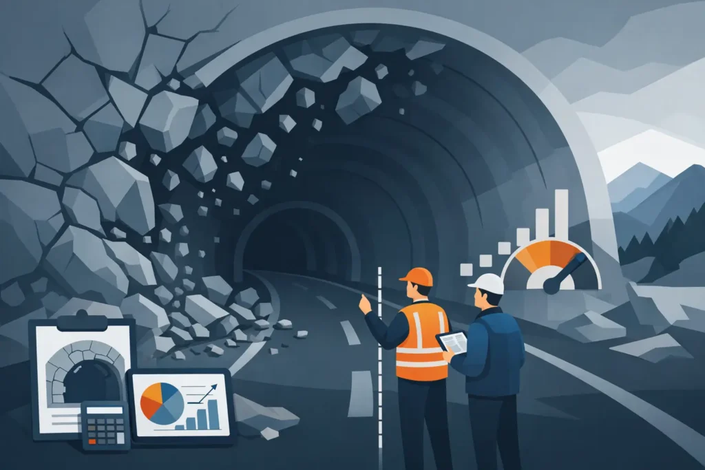 How to Calculate Tunnel Overbreak Risk in Rock