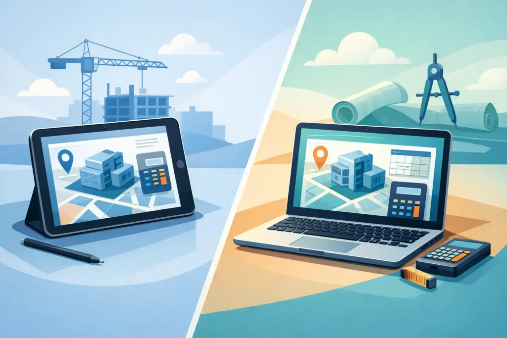 iPad vs Laptop Site Calculations Compared
