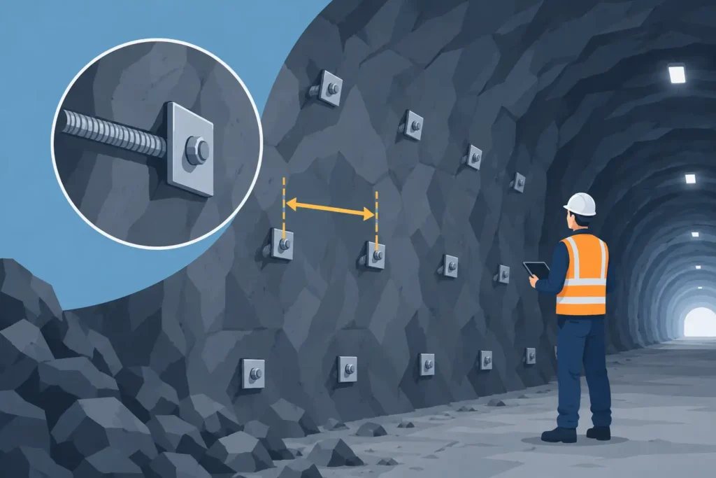 Rock Bolt Spacing for Underground Excavations